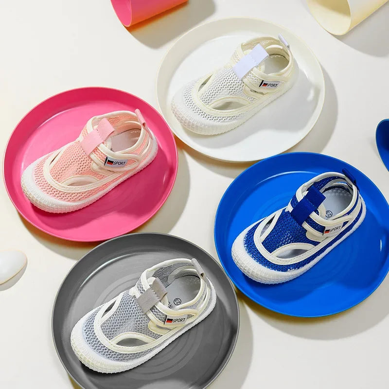 Kids’ Summer Sandals – Soft, Breathable, Hollow Toe (21–30)