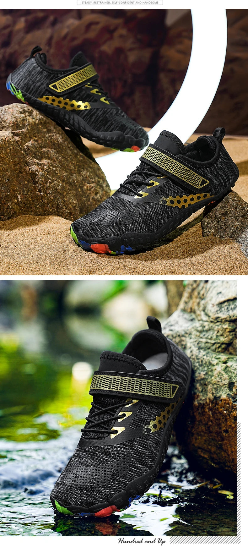 Kids’ Quick-Dry Water Shoes – Unisex Beach & Swim