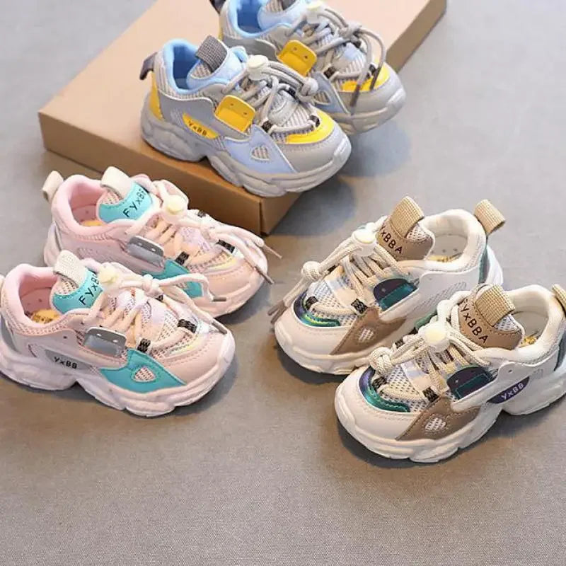 Baby & Toddler Sneakers – Breathable Non-Slip Casual Sport Shoes