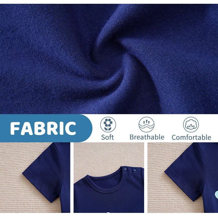 0-18 Short Sleeved Baby Jumpsuit