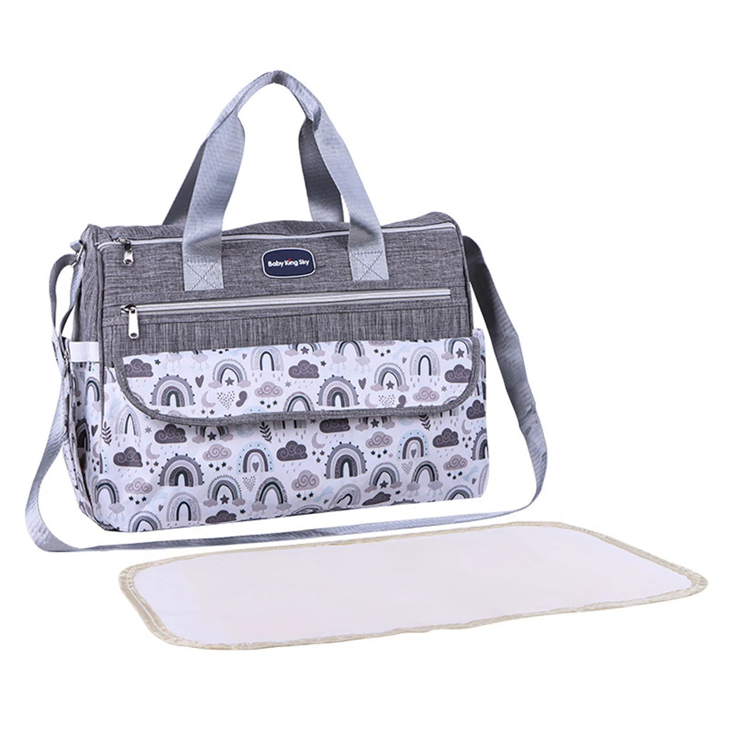 Single Shoulder Diaper Bag – Printed & Handy