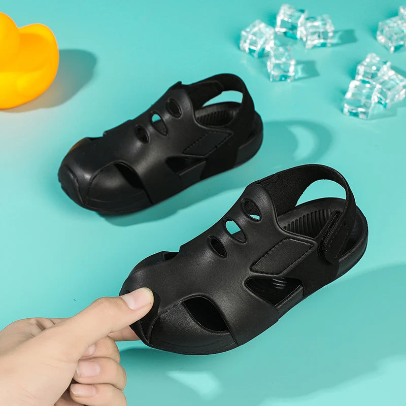 Kids’ Summer Sandals – Candy Color, Breathable Mesh Shoes