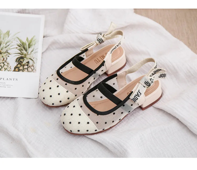 Girls’ Leather Dance Shoes