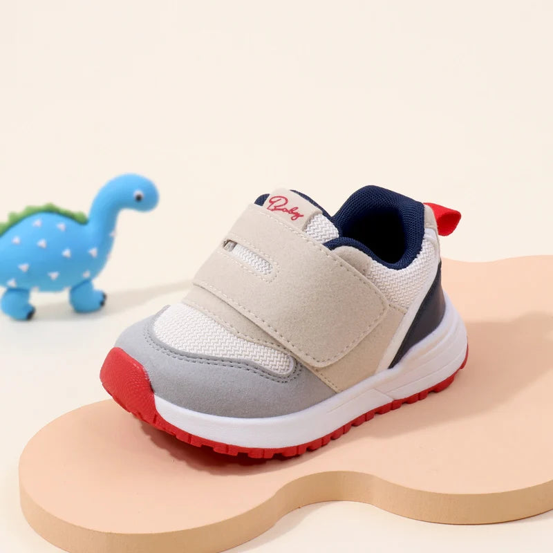 Kids  Prewalker Sneakers – Rubber Sole Anti-Slip Casual Shoes