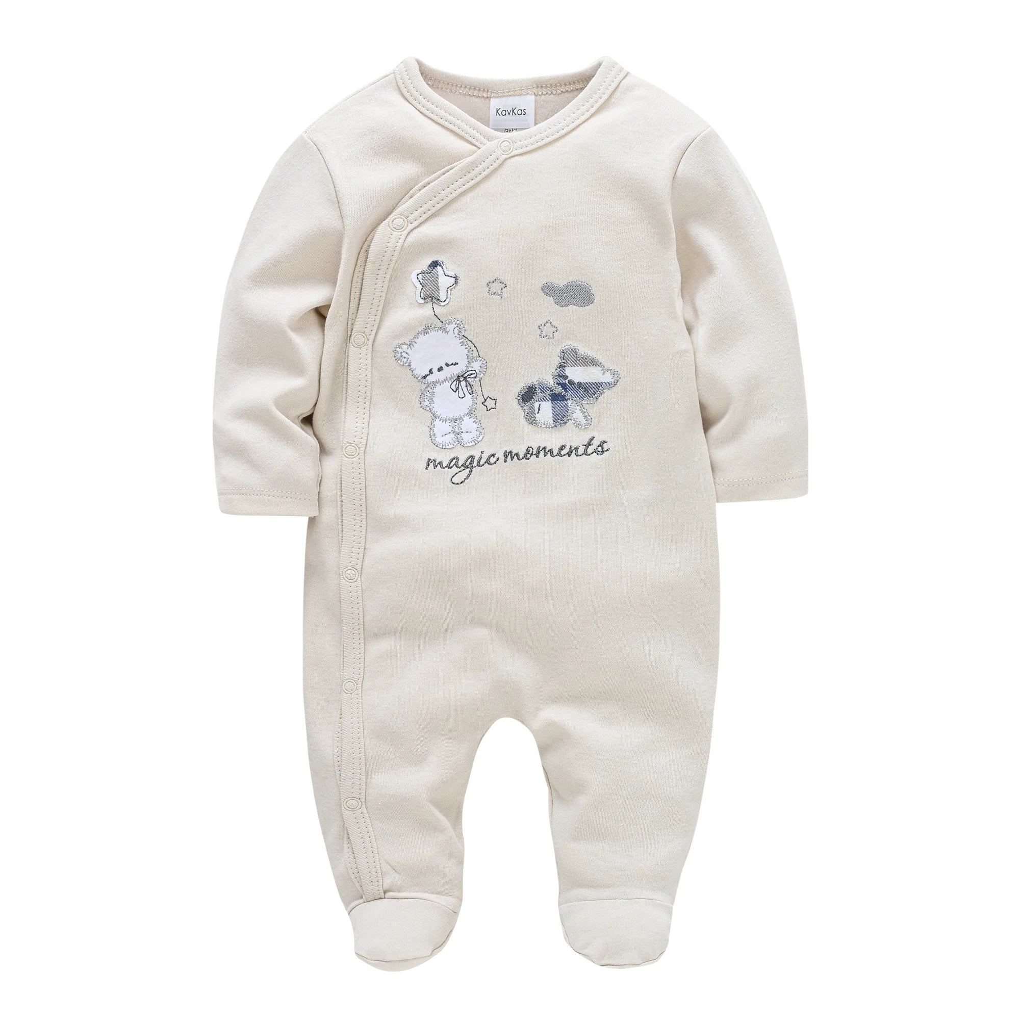 Infant Girl Long Sleeve Jumpsuit, 0–12 Months