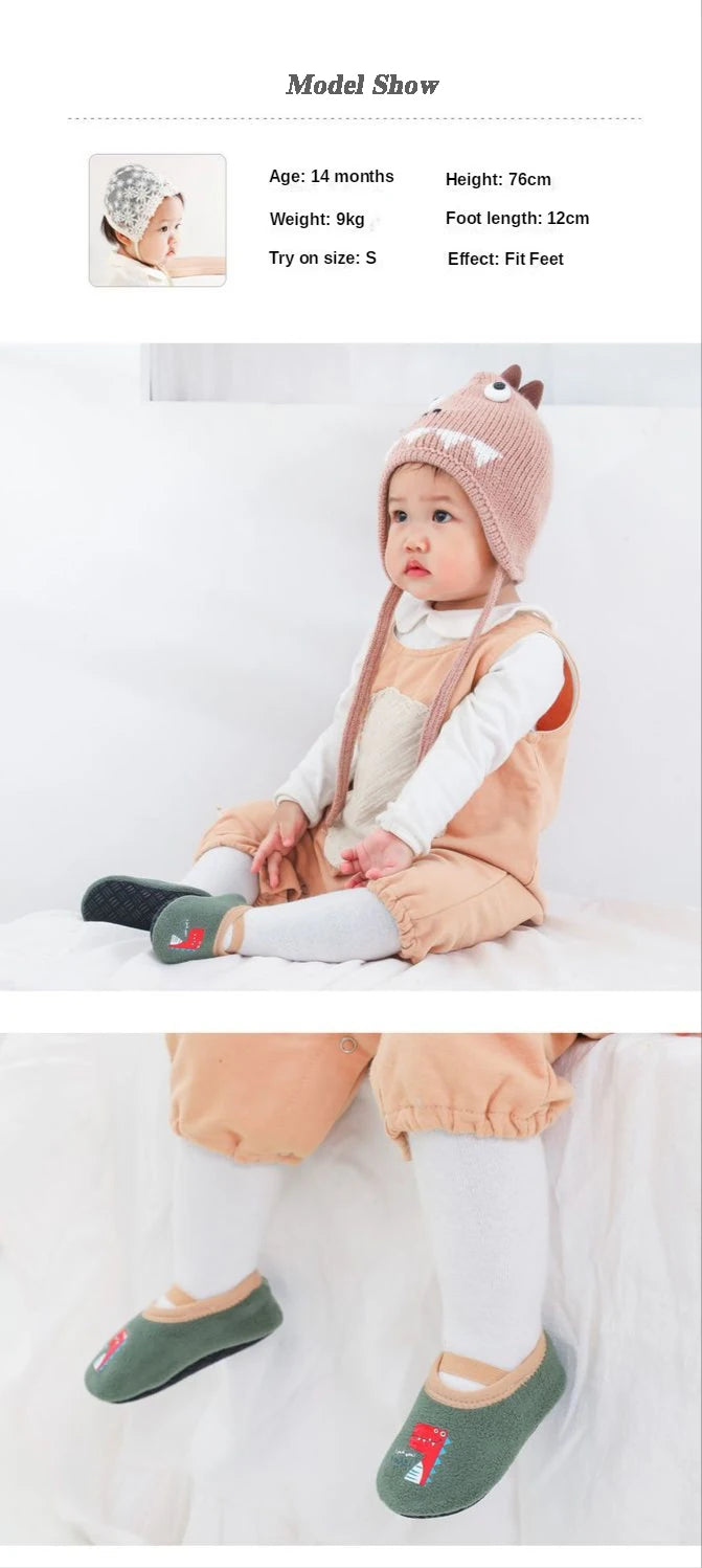 Baby Non-Slip Socks – Warm Indoor Floor Shoes for Toddlers