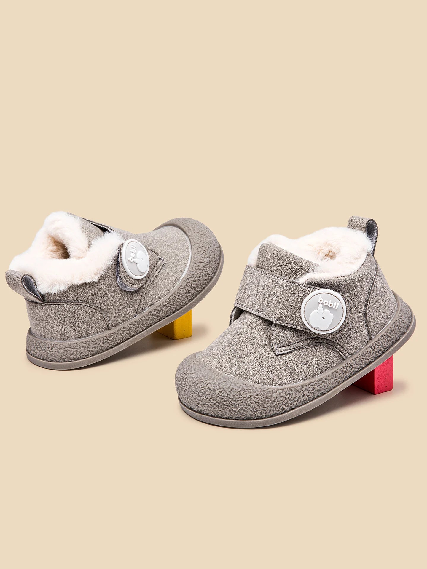 Baby Winter First-Step Shoes (0–3Y) – Fleece-Lined Outdoor Toddler Shoes