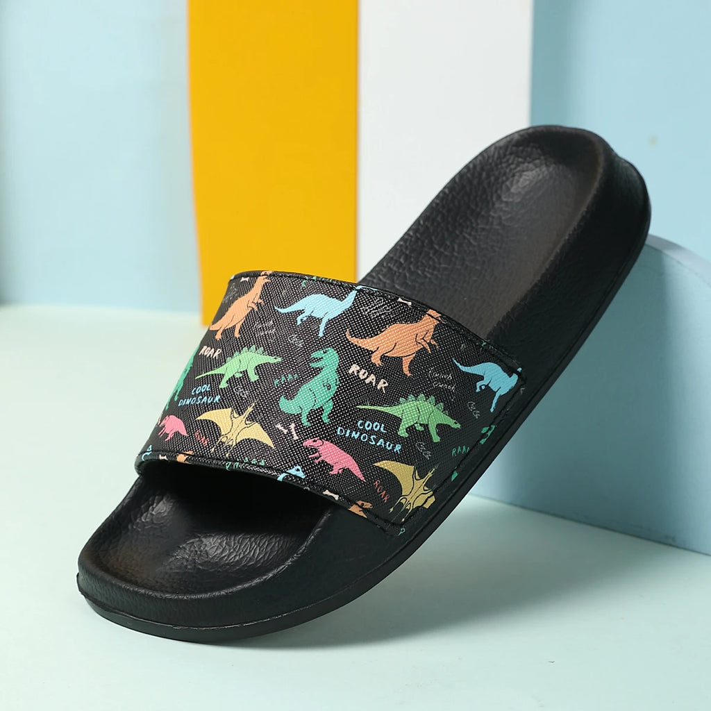 Boys Dinosaur Home Slippers Summer Beach Shoes