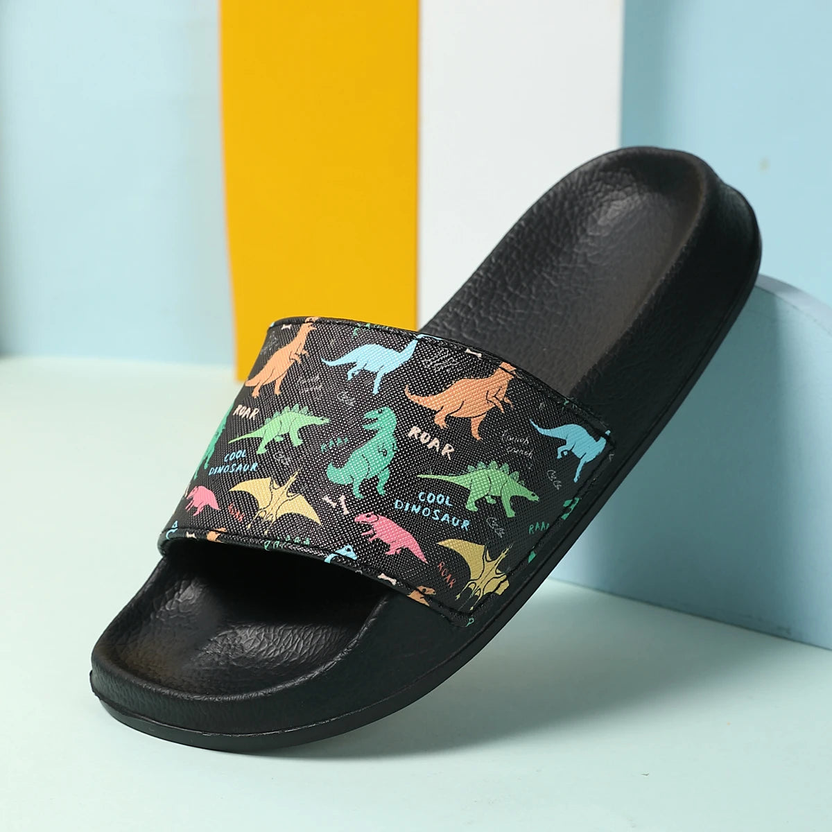 Boys Dinosaur Home Slippers Summer Beach Shoes