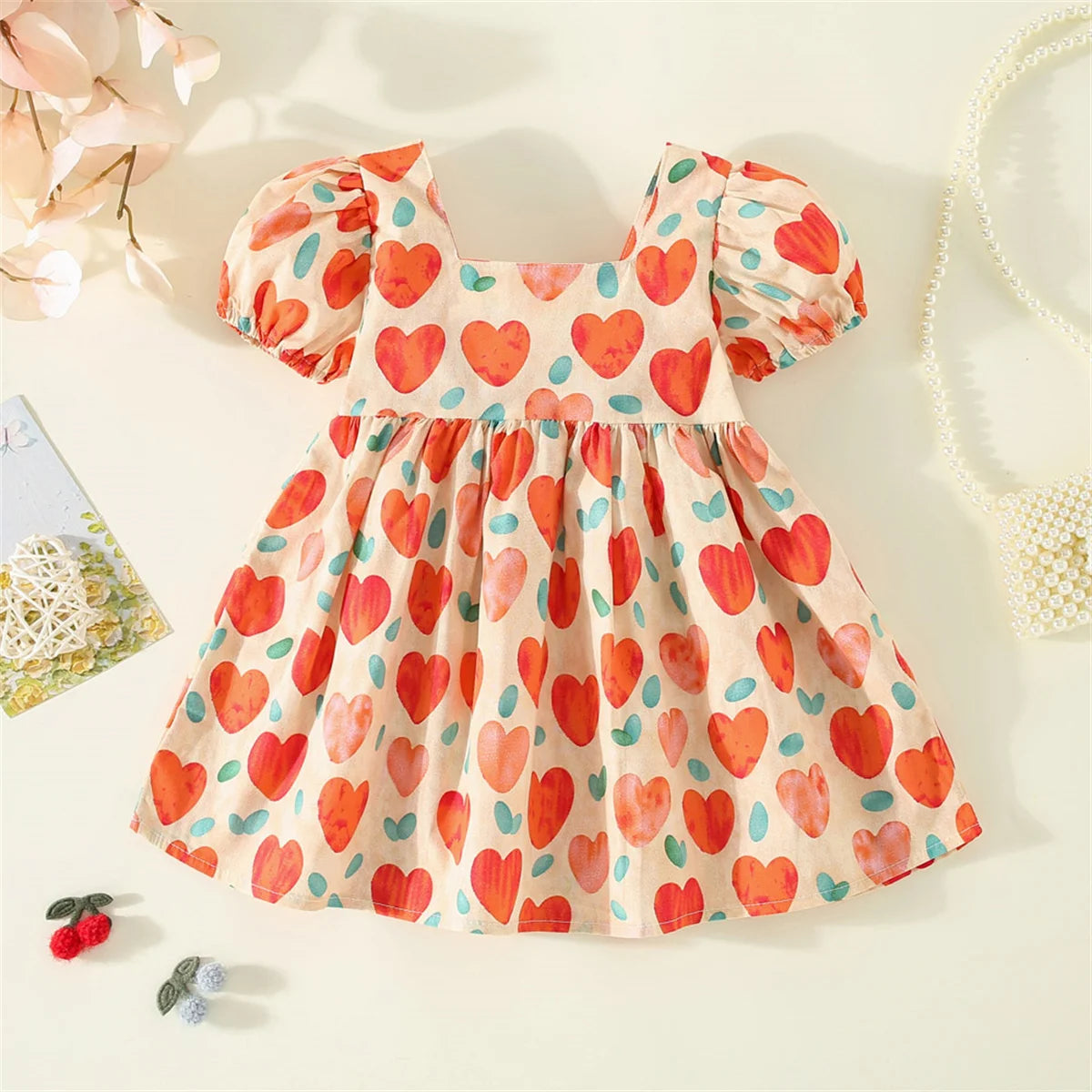 Baby Girl Summer Bow Dress (0-3Y)