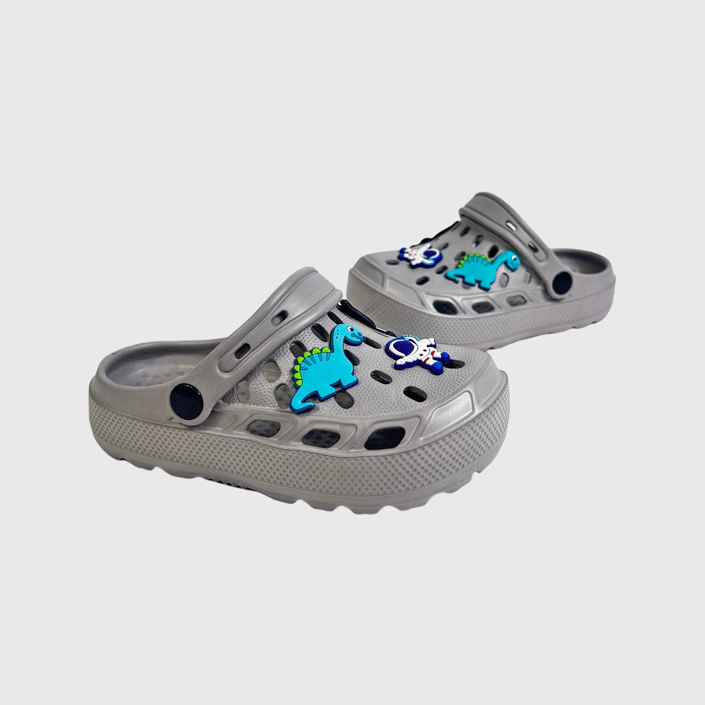 Kids Cartoon Dinosaur Sandals – Thick-Soled Breathable Summer Shoes