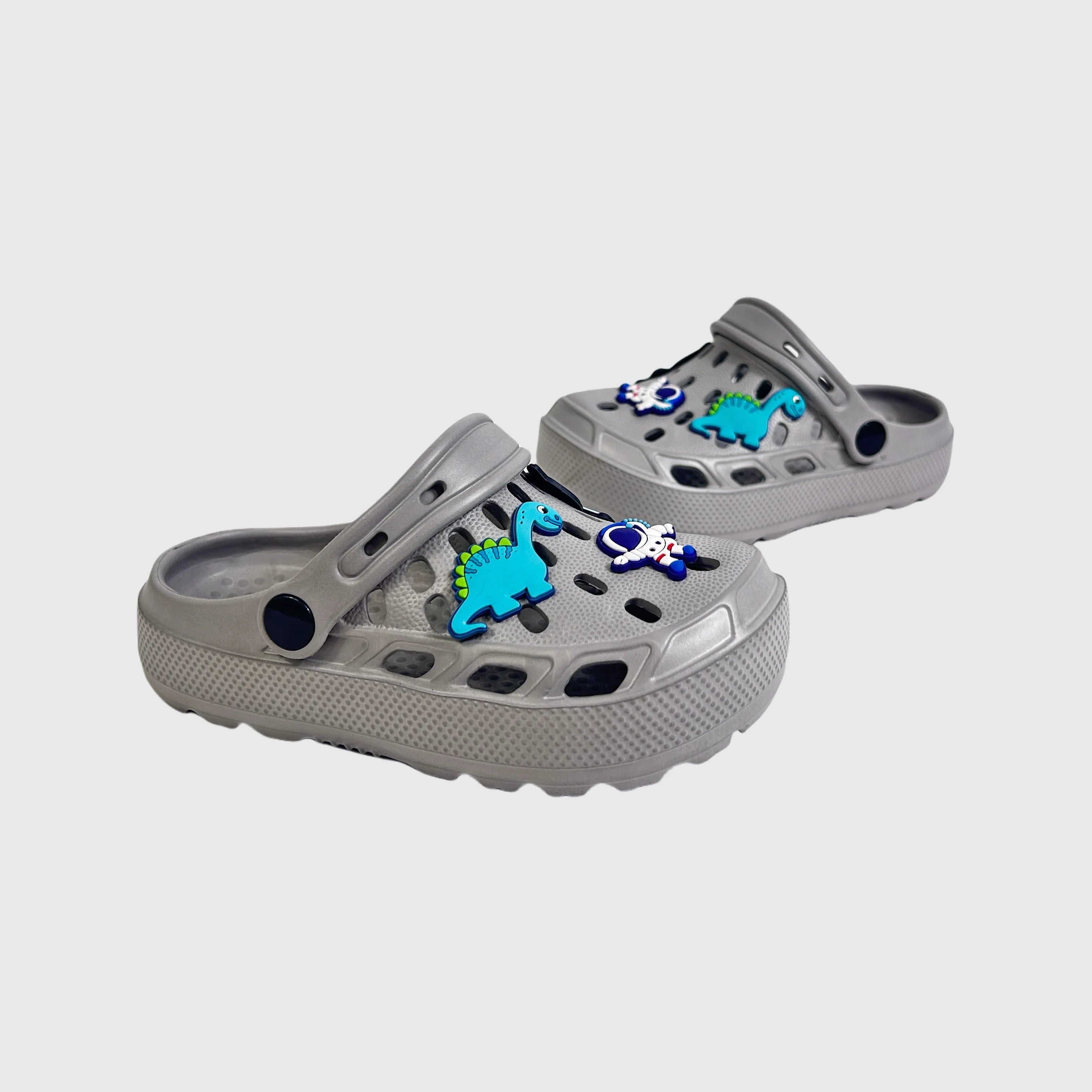 Kids Cartoon Dinosaur Sandals – Thick-Soled Breathable Summer Shoes