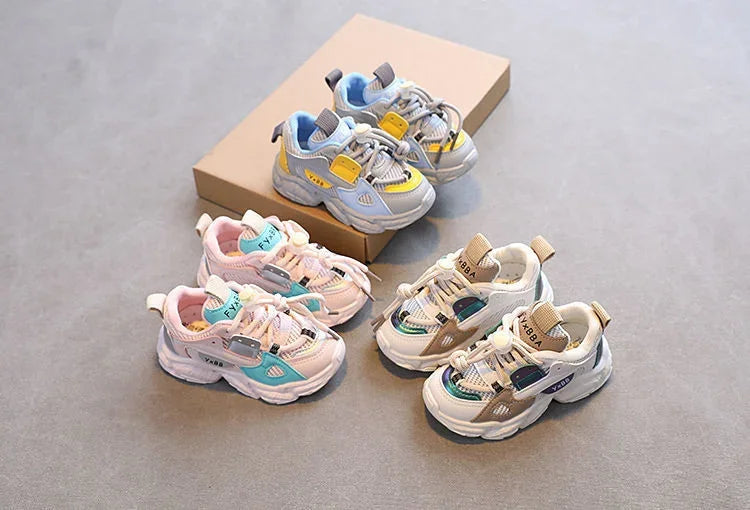 Baby & Toddler Sneakers – Breathable Non-Slip Casual Sport Shoes