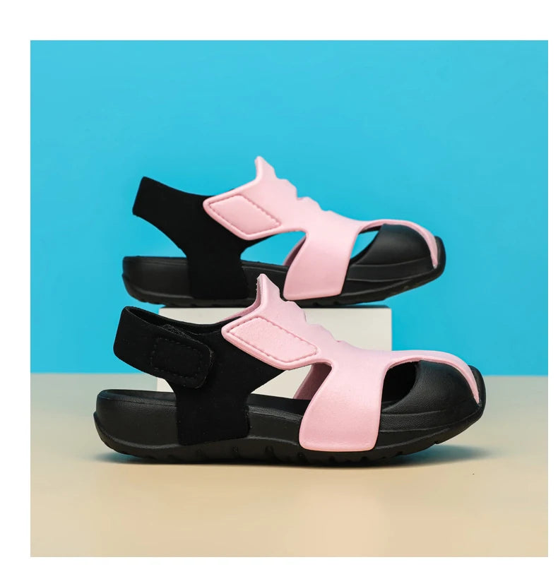 Kids’ Summer Sandals – Candy Color, Breathable Mesh Shoes