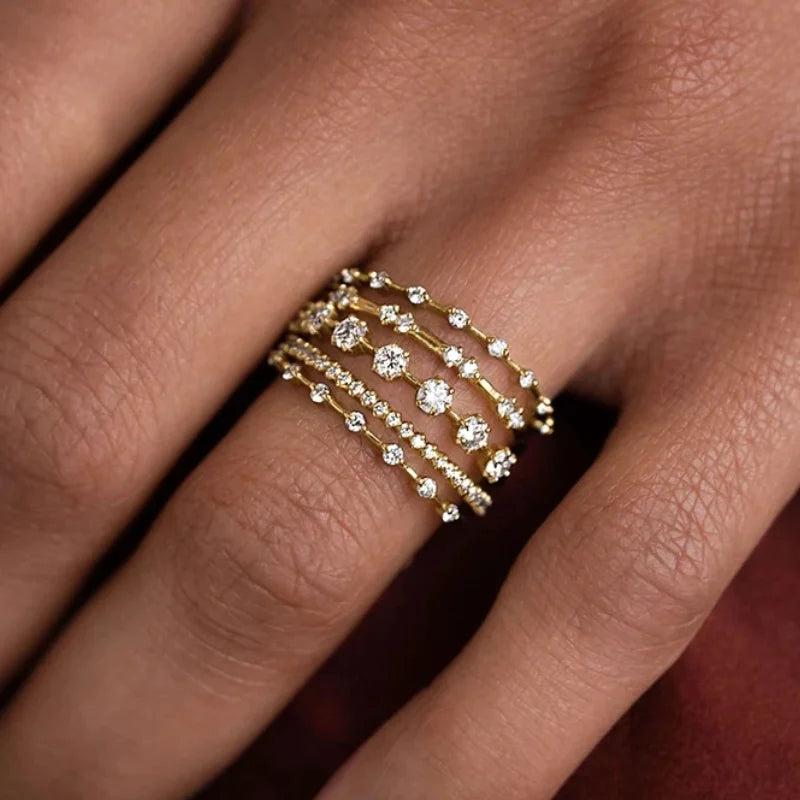 Caoshi Stylish With Zirconia Ring