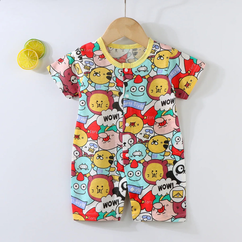 Short-Sleeved Thin Harness Infant Clothes