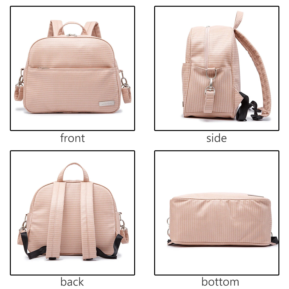 Soboba Stylish Mother Diaper Bag – Waterproof, Large Capacity Fashion Nappy Backpack