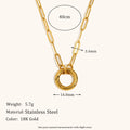 Stainless Steel O Chain Necklace