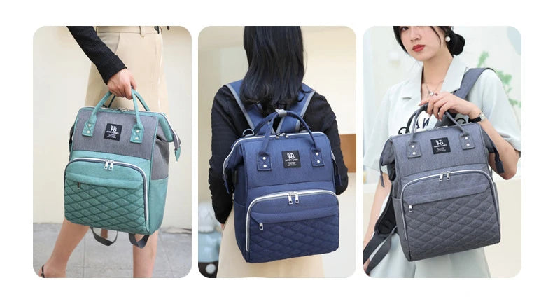 Maternity Diaper Backpack with USB Charging Port