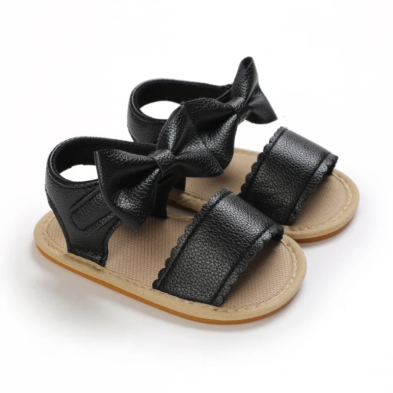 Baby Summer Sandals (0–18M) – Soft Rubber Non-Slip First Walkers