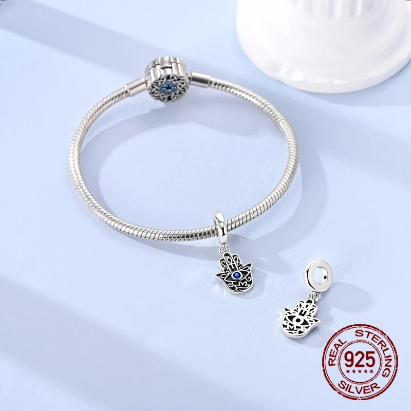 Sterling Silver Intricate Hand Shaped