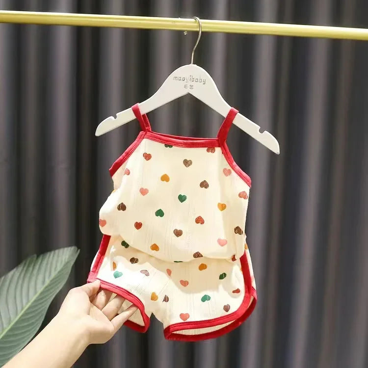 Baby Summer Clothing Set – Tee & Shorts (Toddler)