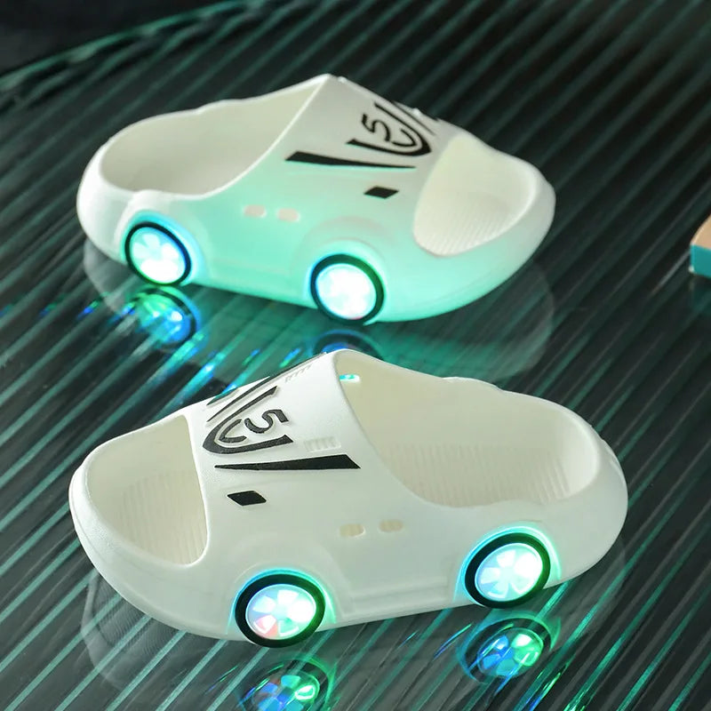 Kids LED Light Sandals – Anti-Skid Indoor & Home Slippers