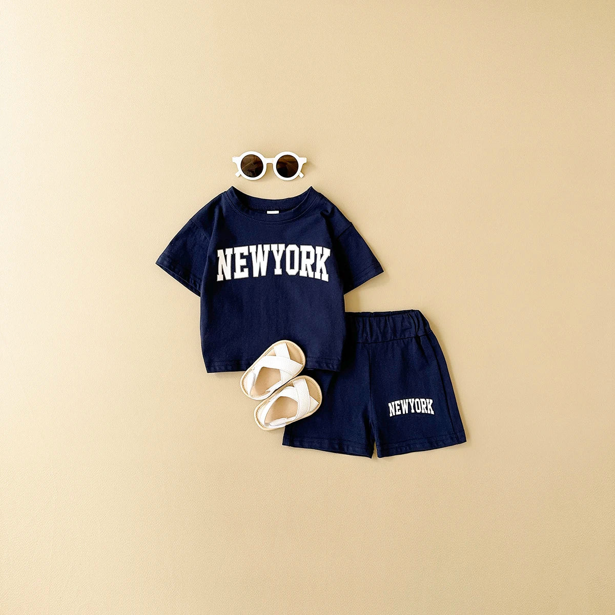 T-shirt & shorts Girls Sports Set 2Pcs Infant Outfit Set
