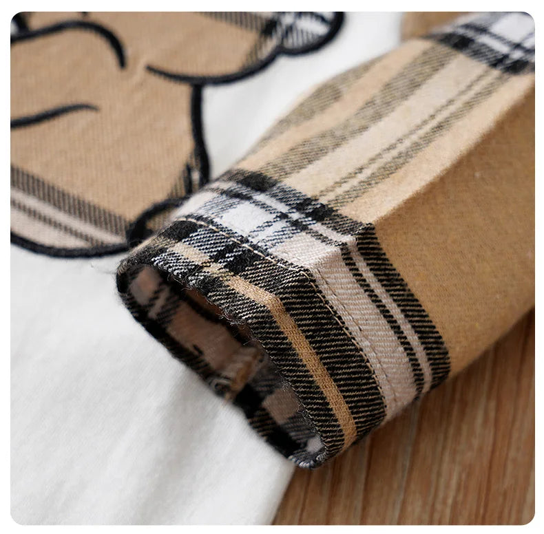 Baby Jumpsuit – Gentleman Bear Embroidered (0–18M)