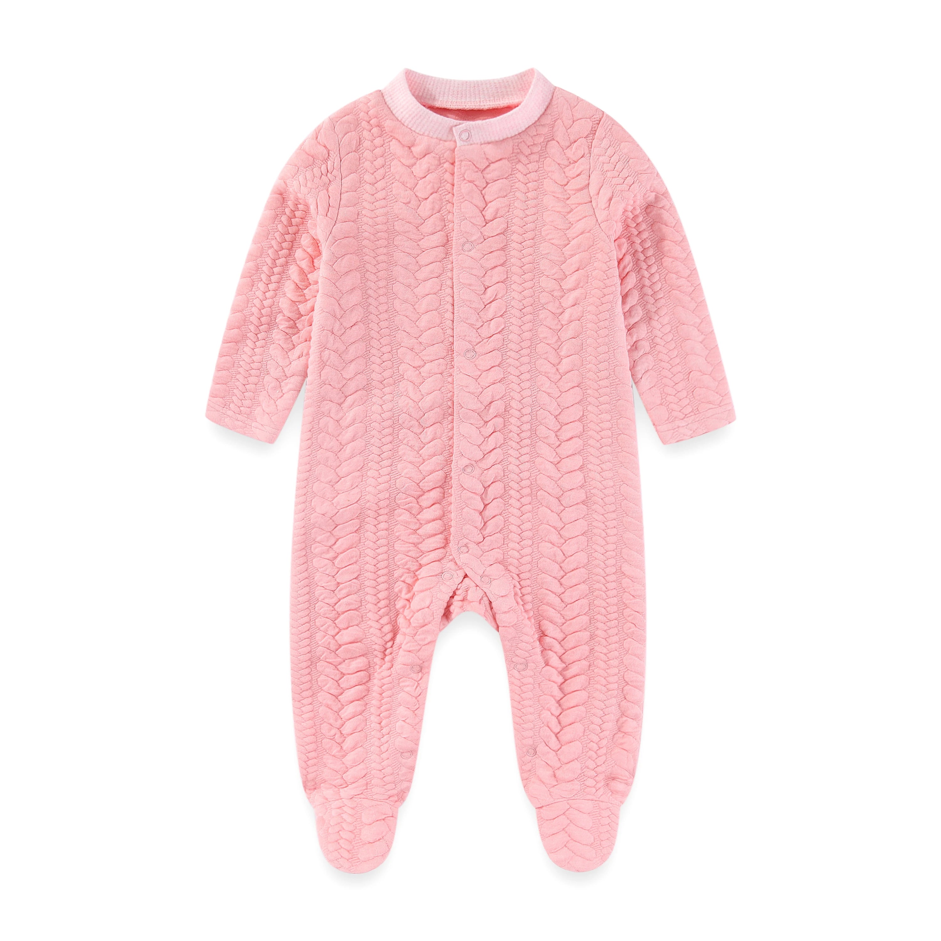 Baby Unisex Winter Jumpsuit – Solid Color