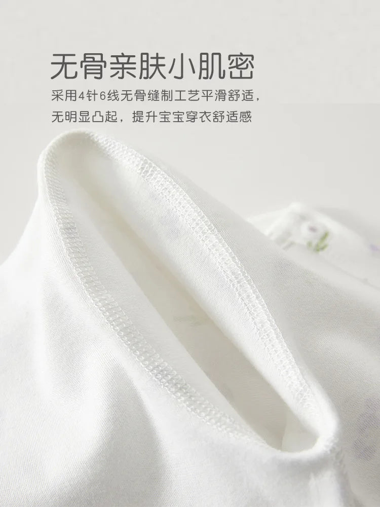 Newborn Baby Onesie, Spring/Autumn, Cotton