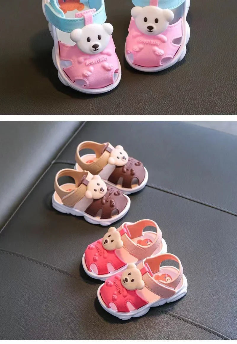 Kids Summer Cartoon Sandals – Soft Sole Toddler & Student Shoes