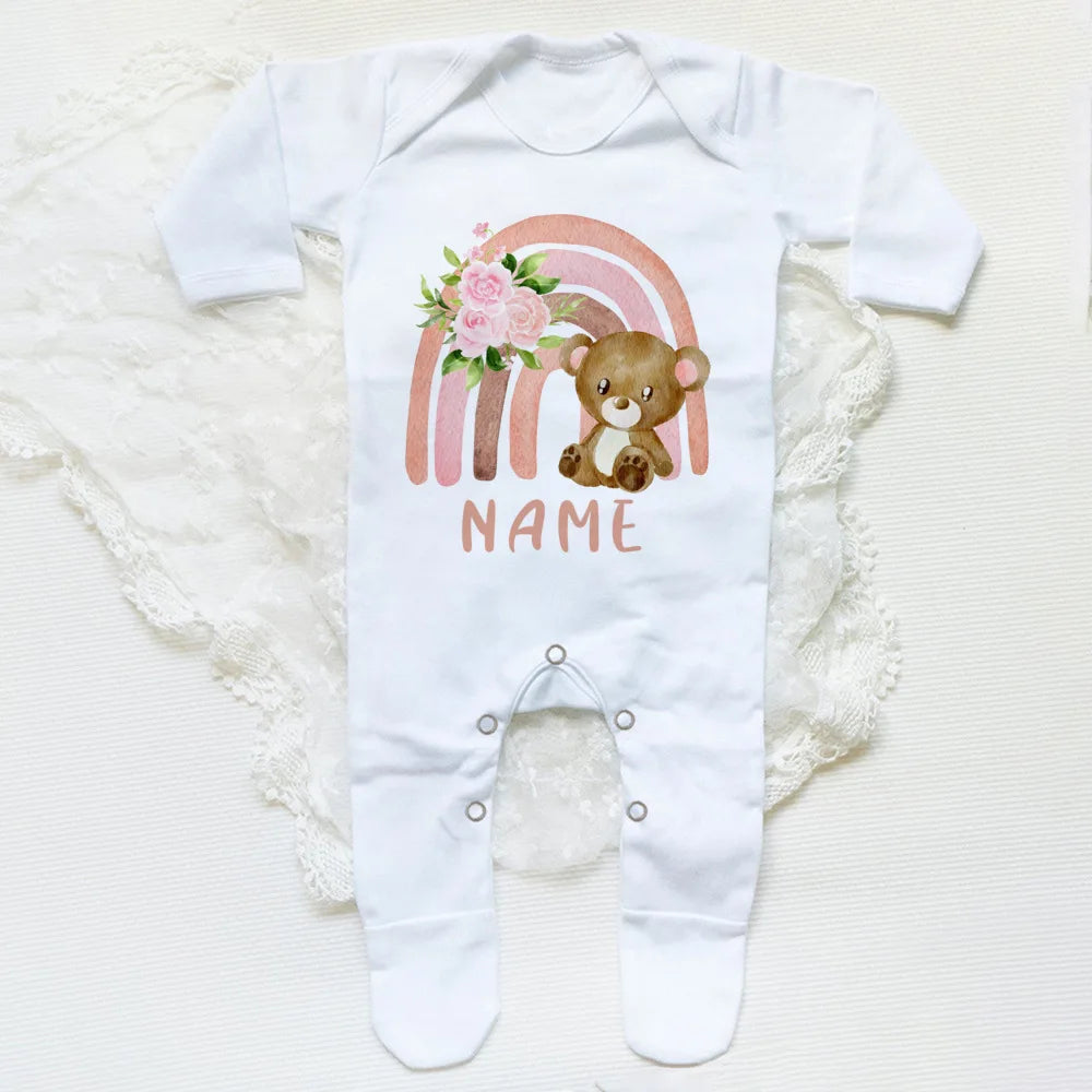 Custom Name Infant Sleepsuit