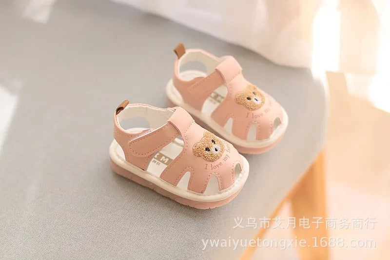 Baby Toddler Cartoon Sandals (0–2 Years)