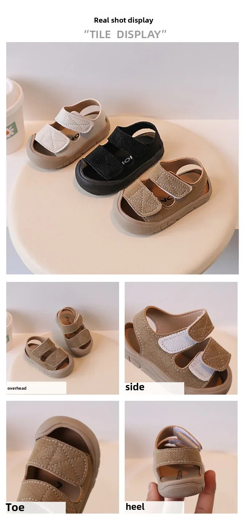 Baby Soft Sandals – Anti-Collision, Learning to Walk (Ages 1–3)