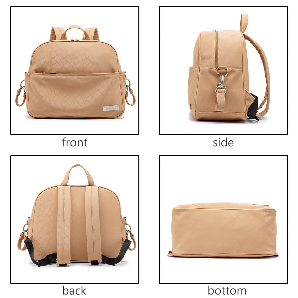 Soboba Stylish Mother Diaper Bag – Waterproof, Large Capacity Fashion Nappy Backpack