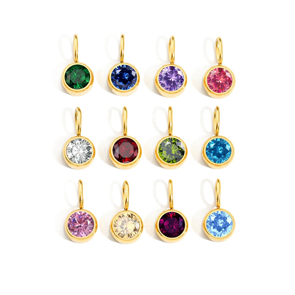 Emanco Birthstone Pendant 12 Color Month