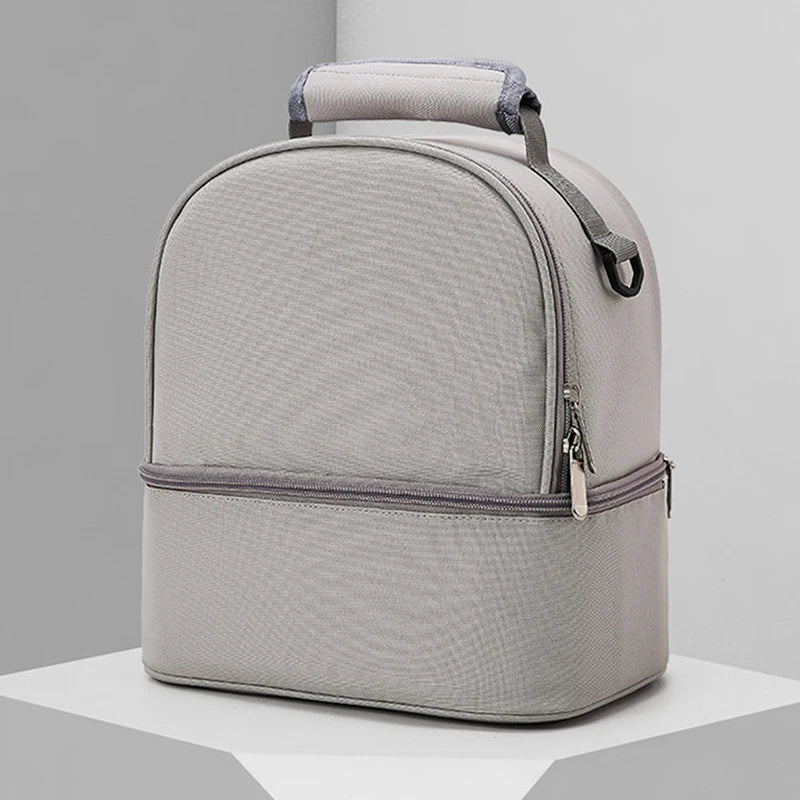 Fashion Mommy Bag – Insulated, Large Capacity, Portable for Travel & Picnic