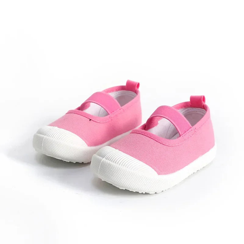 Kids’ Canvas Sneakers – Floral Casual Shoes