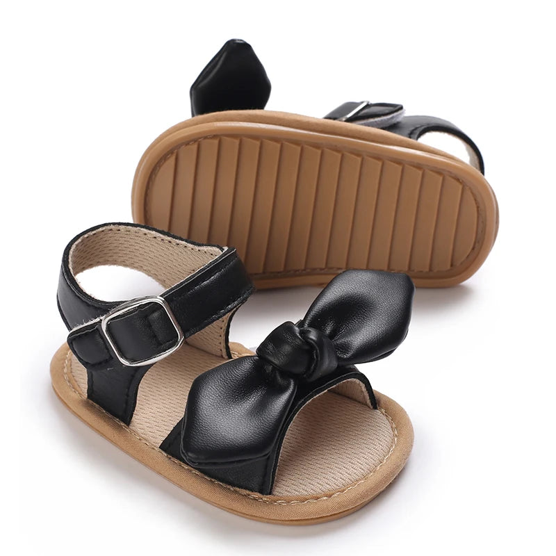 Baby Summer Sandals (0–18M) – Soft Rubber Non-Slip First Walkers