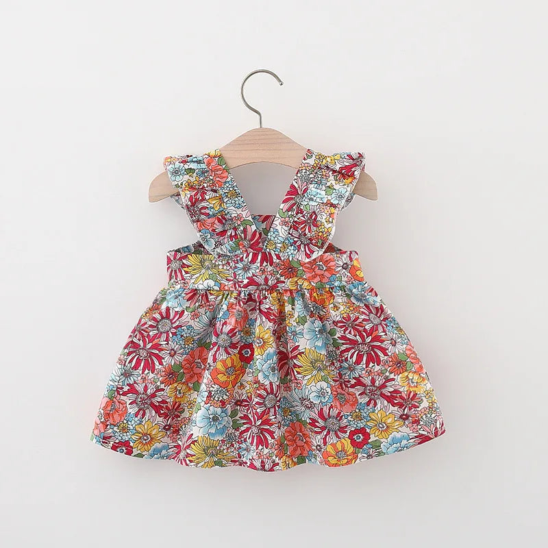 Infant Girl Summer Dress, Cute Floral Outfit