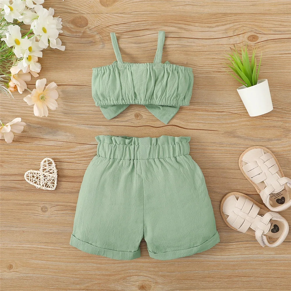 2PCS Baby Girl Clothing Set 3-24 M