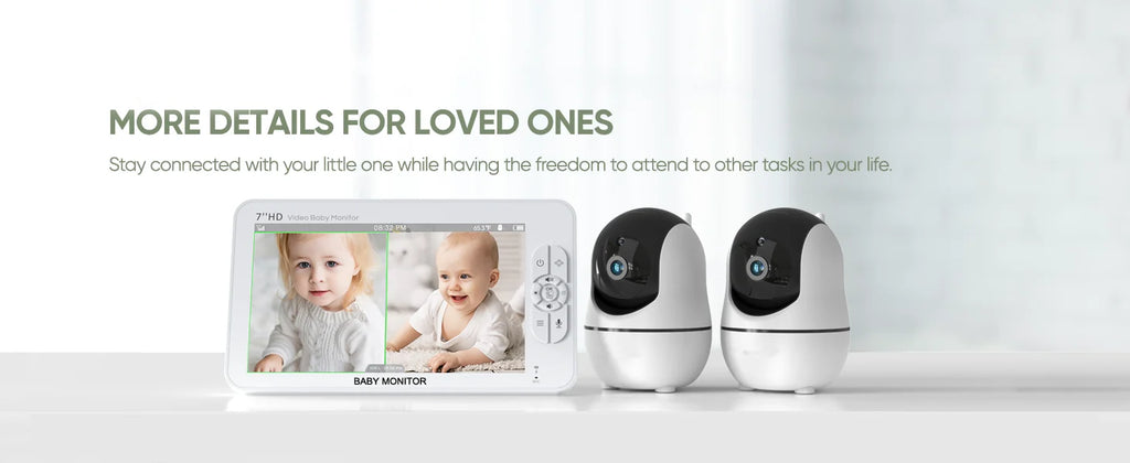 1080P Video Baby Monitor – Split Screen & Hack Proof