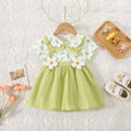 0-3 Years - Two-Piece Shoulder Strap Dress Girl Cute