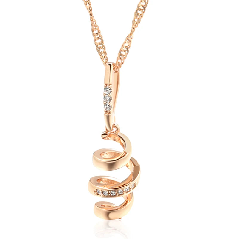 Rose Gold Geometry Necklace