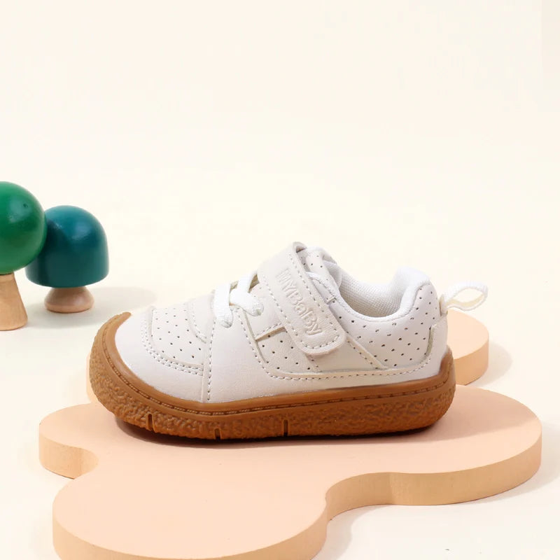 Toddler Shoes (1–5Y) – PU Rubber Sole Non-Slip Spring/Autumn Sneakers