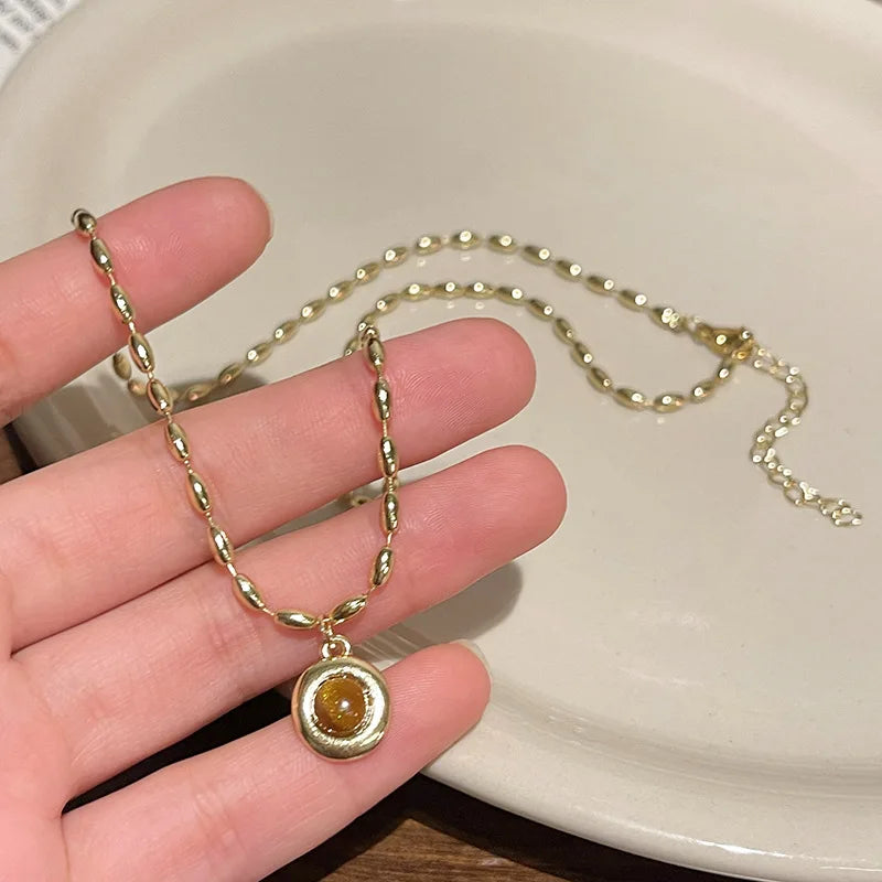 Light Luxury Oval Tiger S Eye