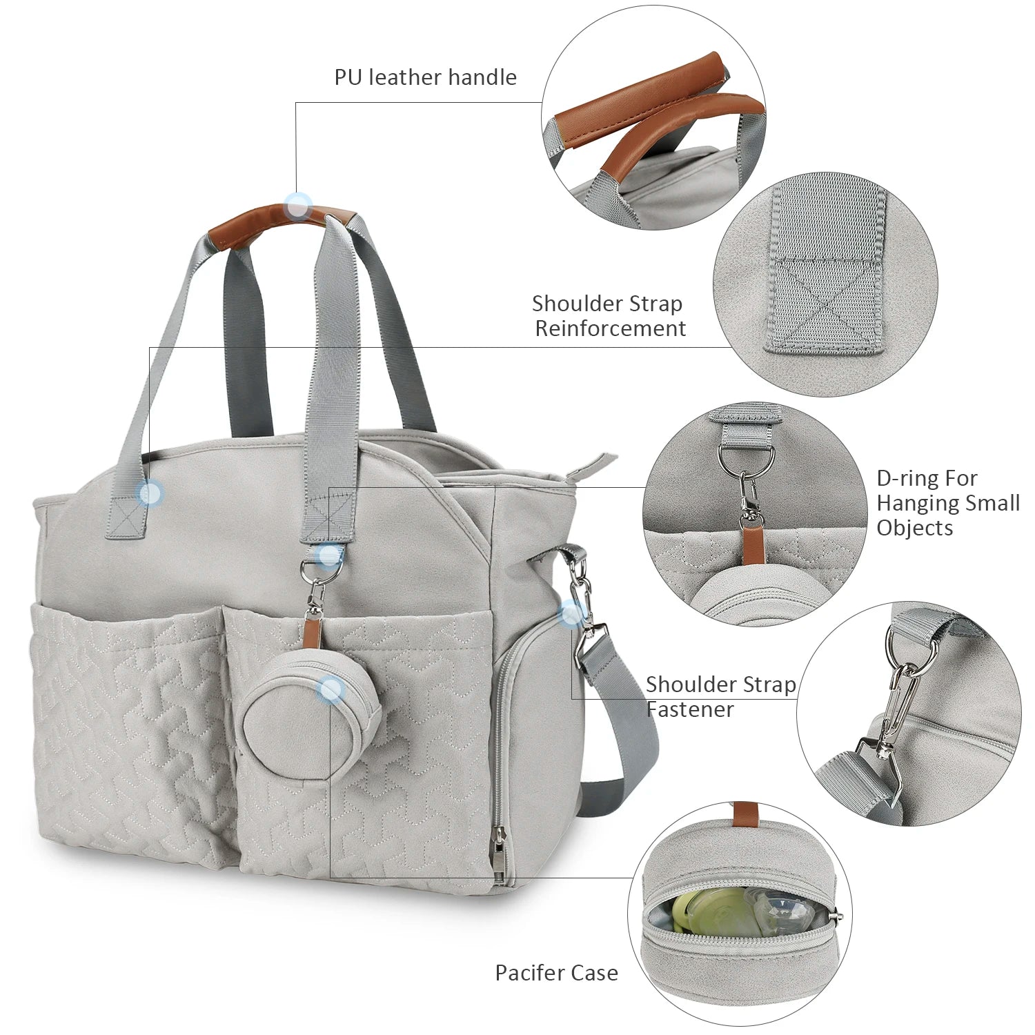 Mom & Dad Travel Bag – Diaper & Pump Tote