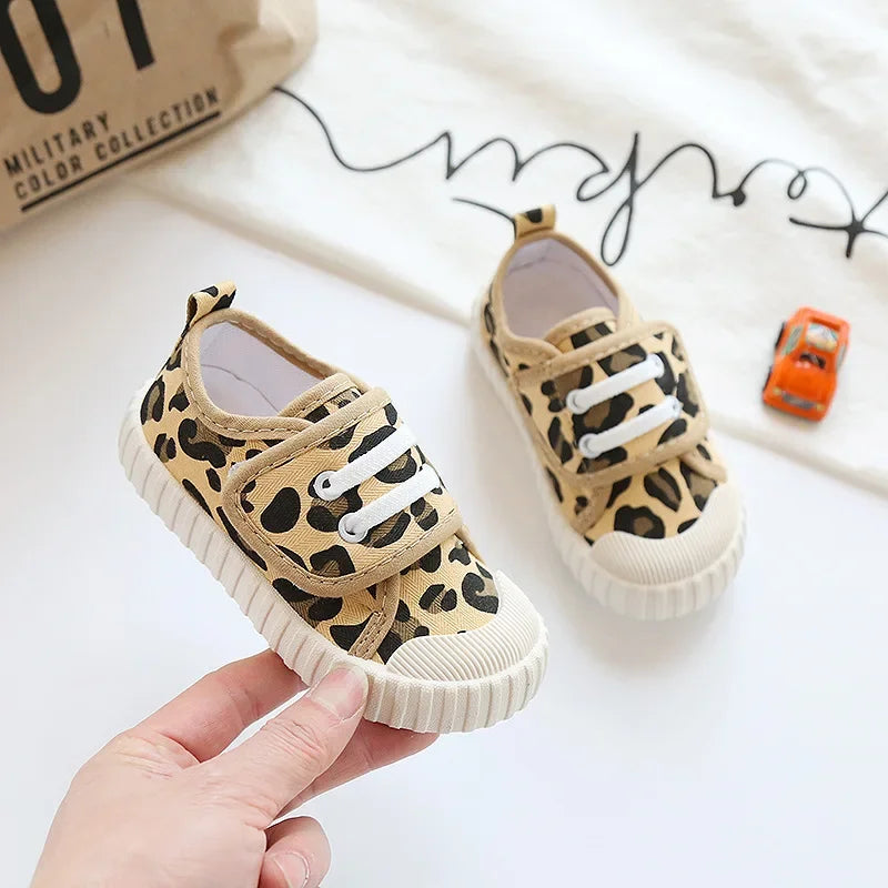 Kids Canvas Sneakers – Soft Breathable Candy-Colored Shoes