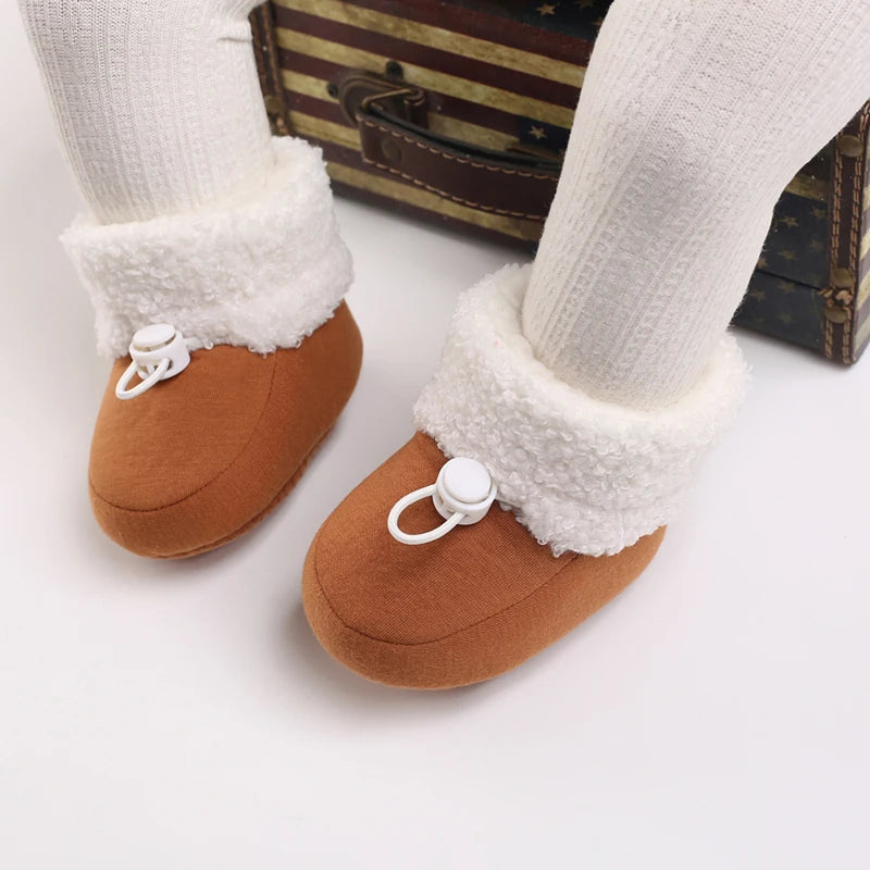 Winter Newborn Baby Cotton Booties